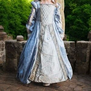 Dream Play Imagine Tudor Halloween Costume Princess Velvet Dress• Size M (5-6)